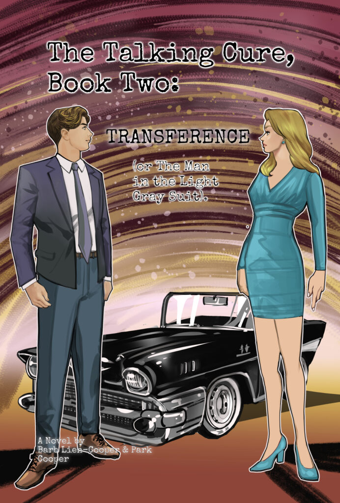 The cover of The Talking Cure Book 2: Zach and Cynthia and Zach's black car